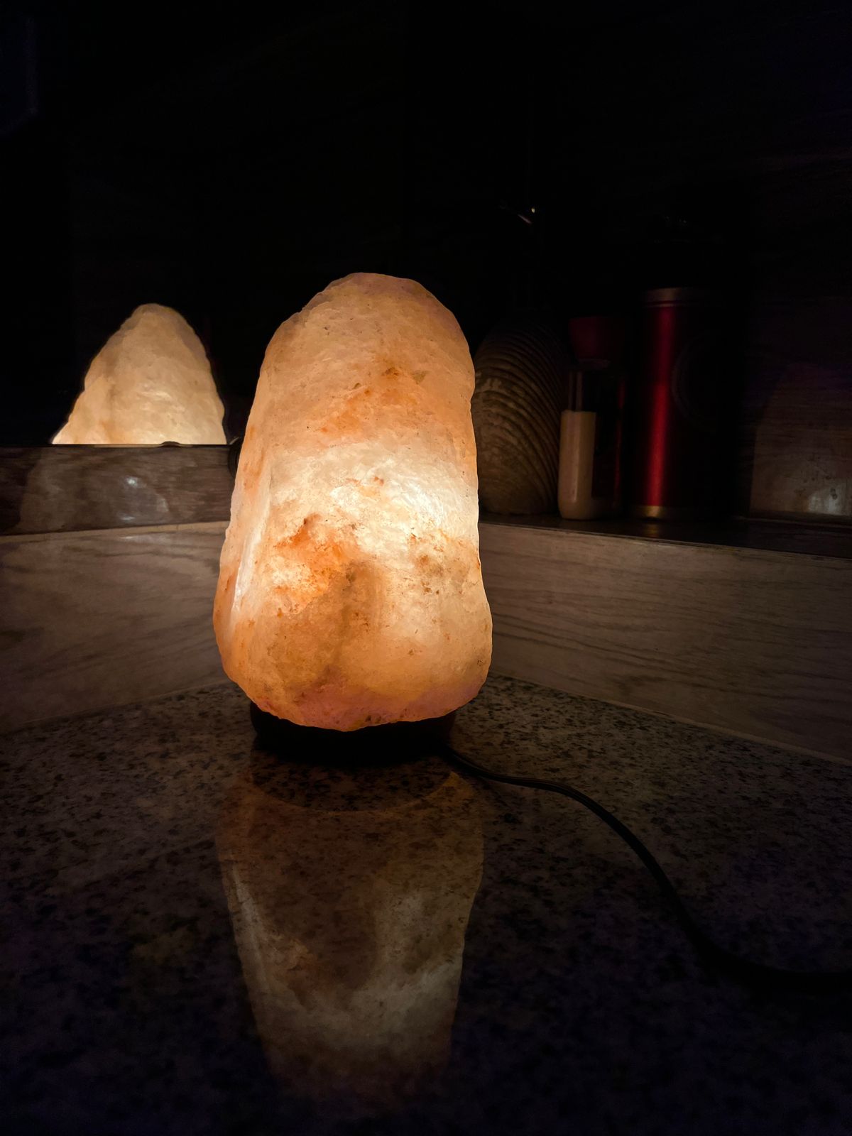 Natural Pink Himalayan Salt Lamp (8–10KG) – Ease Stress, Improve Sleep & Find Balance