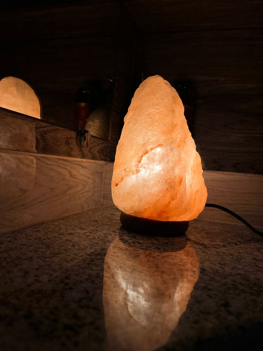Natural Pink Himalayan Salt Lamp (8–10KG) – Ease Stress, Improve Sleep & Find Balance
